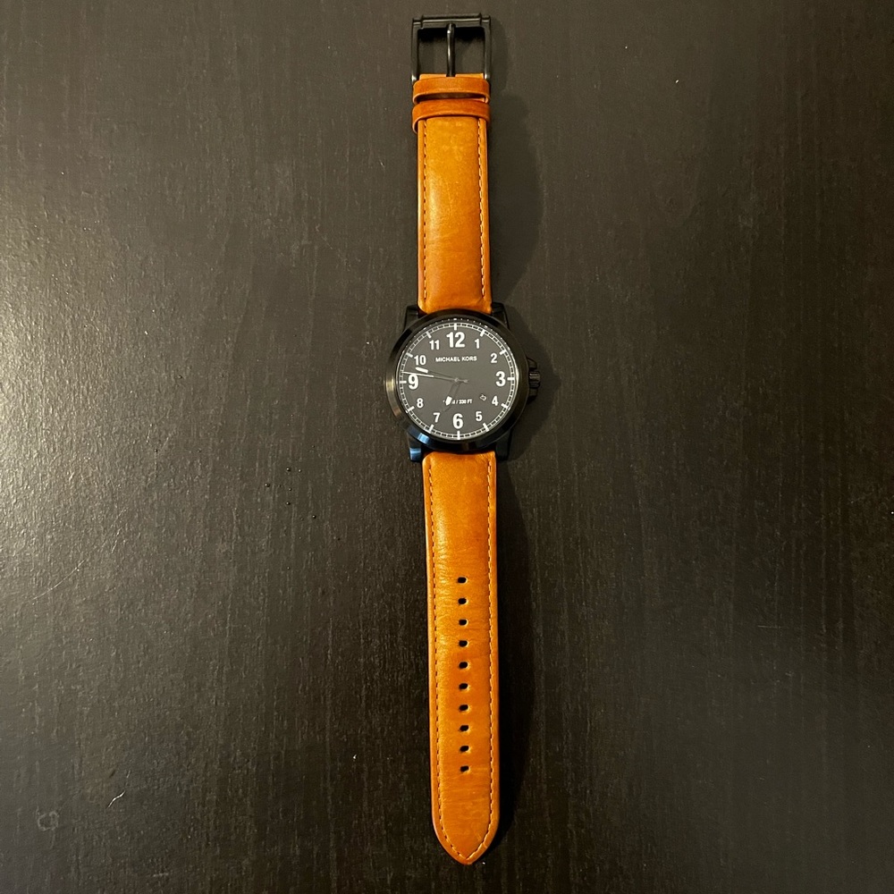 Michael Kors Brown Leather Watch